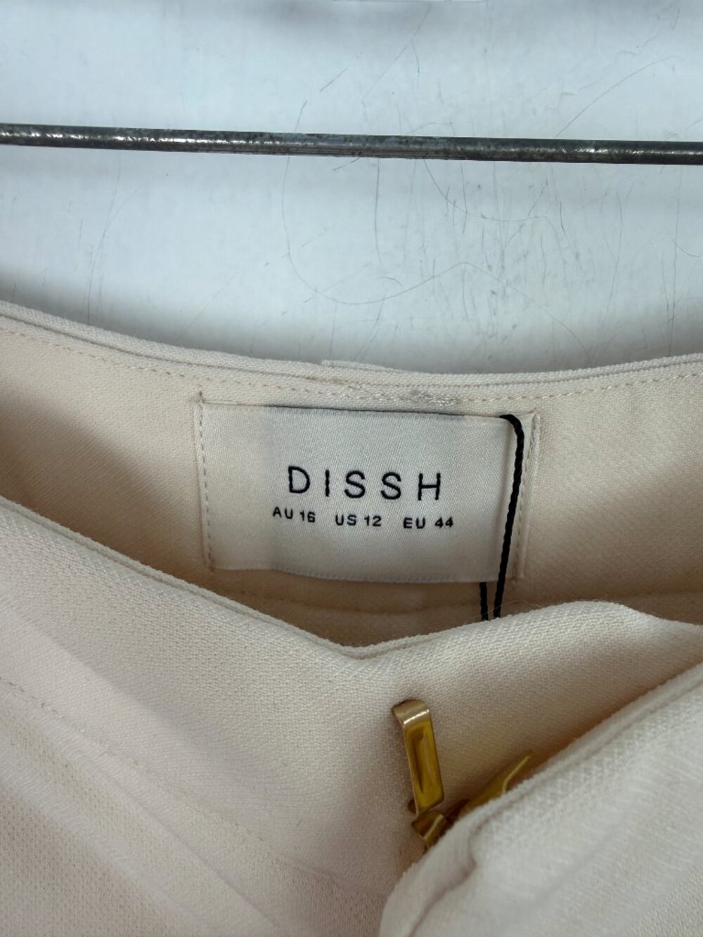 NWT DISSH Willa Cream Cargo Pant High Rise Wide Leg US Size 12 NEW - Picture 5 of 11